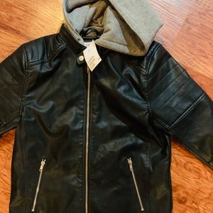 NWT Boys H&M Moto Jacket